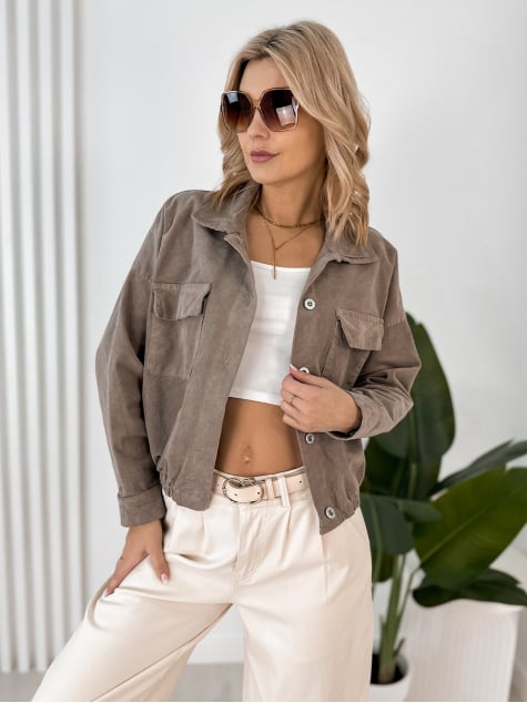 KURTKA PENELOPE CIEMNOBEŻOWA