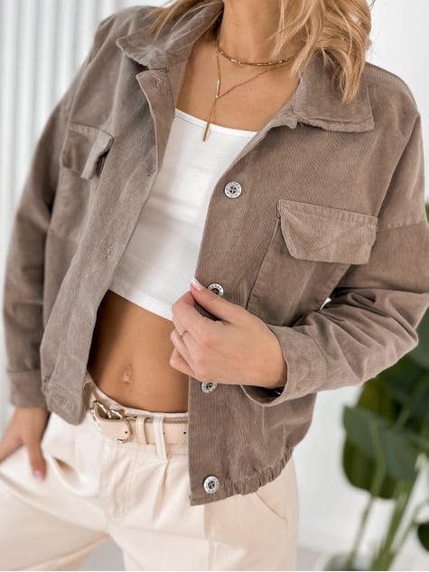 KURTKA PENELOPE CIEMNOBEŻOWA