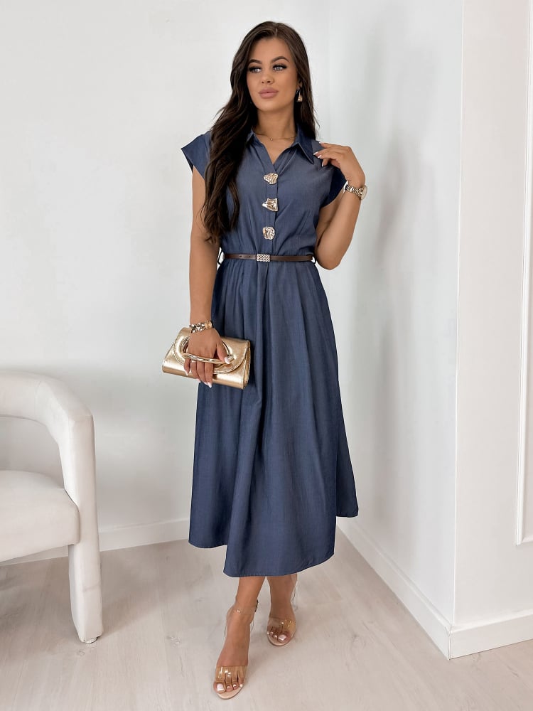 SUKIENKA MEREDITH GRANATOWA