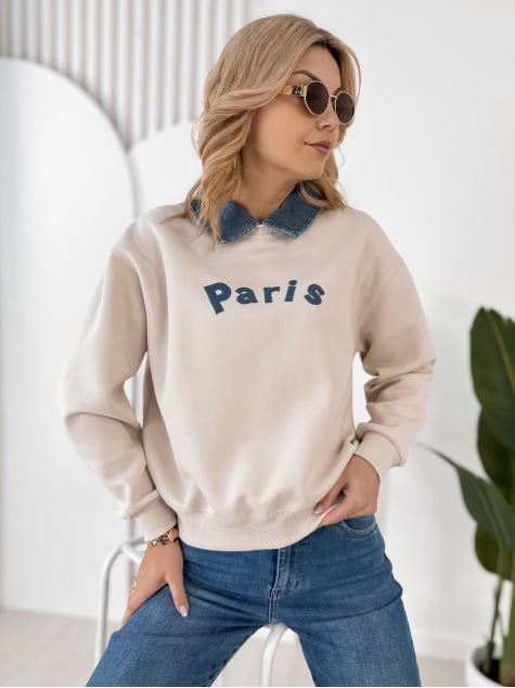 BLUZA BISBEE BEŻOWA