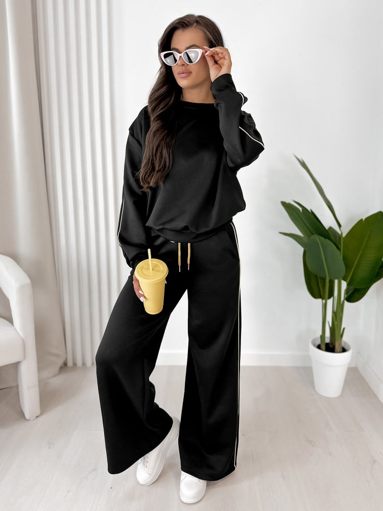 KOMPLET SUTTON CZARNY