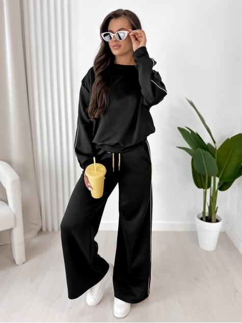 KOMPLET SUTTON CZARNY