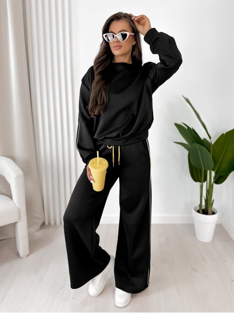 KOMPLET SUTTON CZARNY