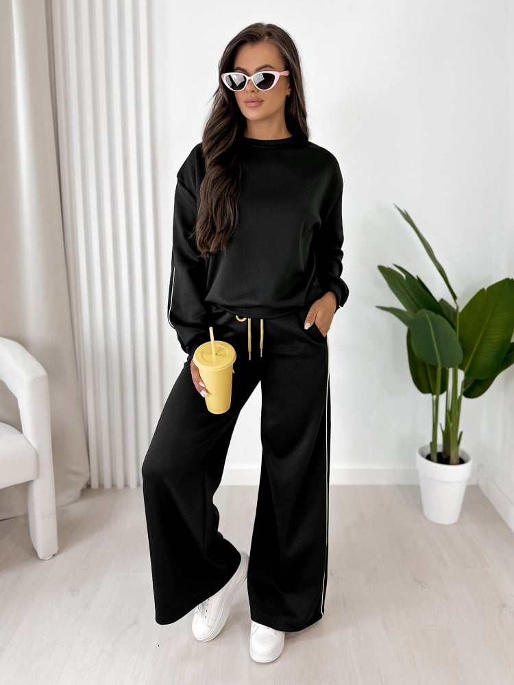 KOMPLET SUTTON CZARNY