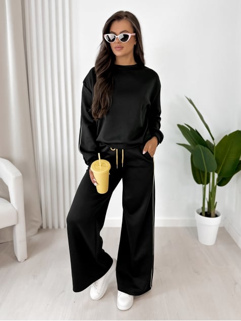 KOMPLET SUTTON CZARNY