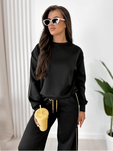 KOMPLET SUTTON CZARNY