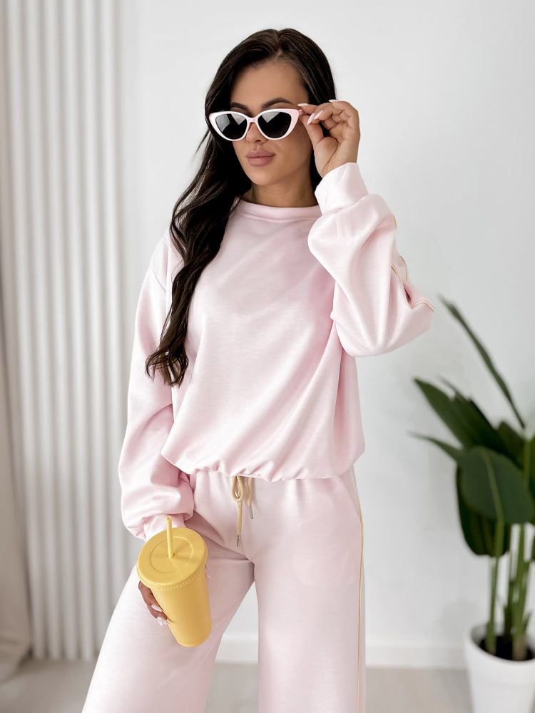 KOMPLET SUTTON PUDROWY RÓŻ