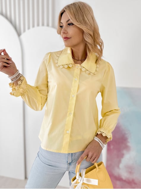 KOSZULA LUVRE ŻÓŁTA