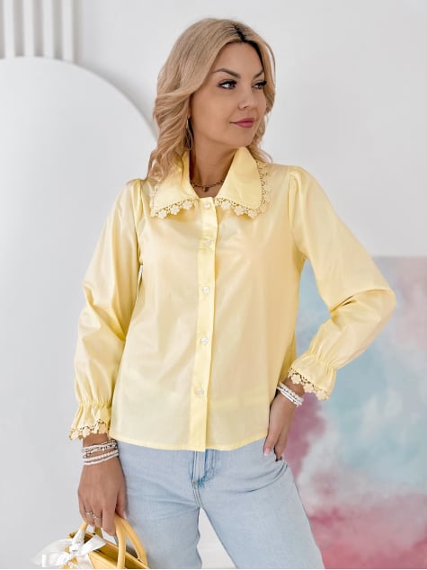 KOSZULA LUVRE ŻÓŁTA