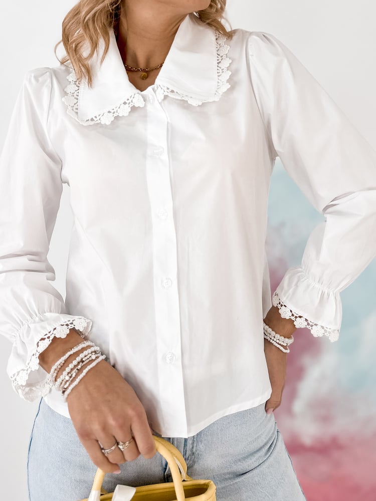 KOSZULA LUVRE BIAŁA