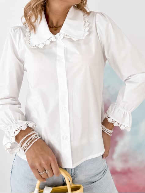 KOSZULA LUVRE BIAŁA