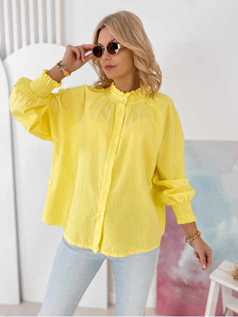 KOSZULA SZTRUKSOWA CANNE ŻÓŁTA