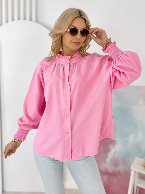 KOSZULA SZTRUKSOWA CANNE PUDROWY RÓŻ