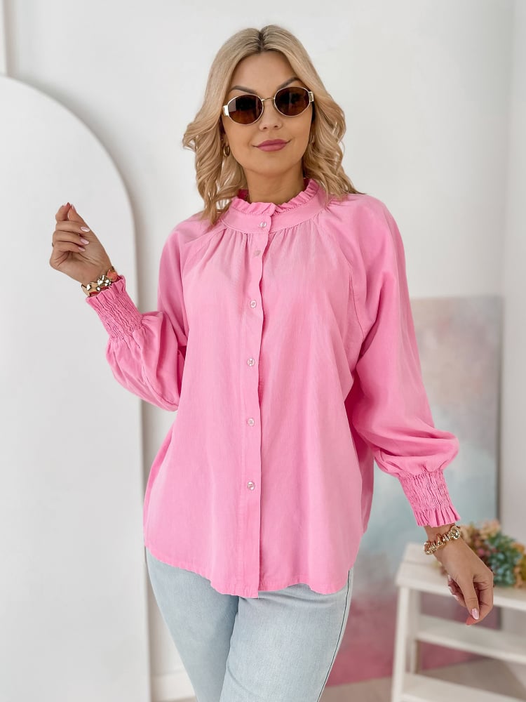 KOSZULA SZTRUKSOWA CANNE PUDROWY RÓŻ