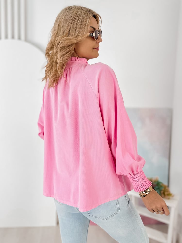 KOSZULA SZTRUKSOWA CANNE PUDROWY RÓŻ