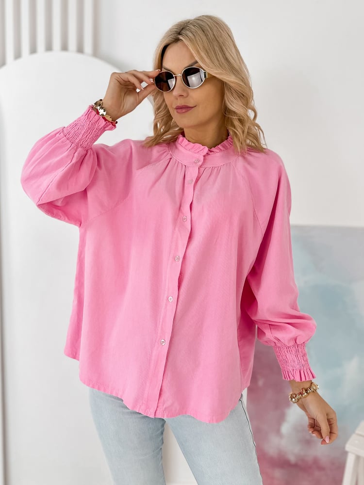 KOSZULA SZTRUKSOWA CANNE PUDROWY RÓŻ