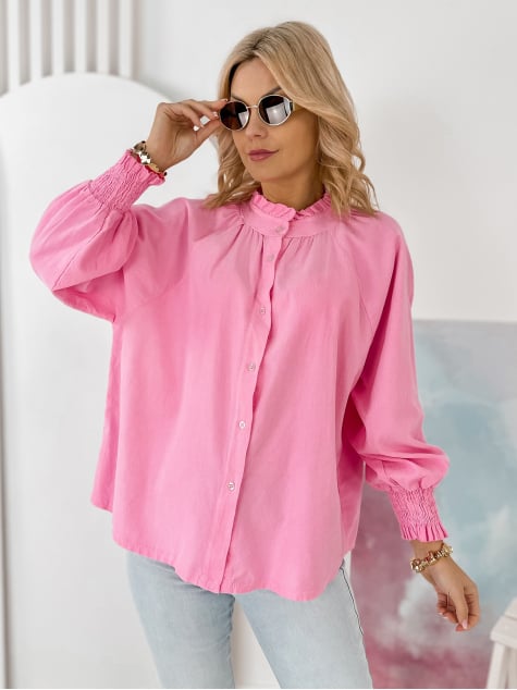 KOSZULA SZTRUKSOWA CANNE PUDROWY RÓŻ