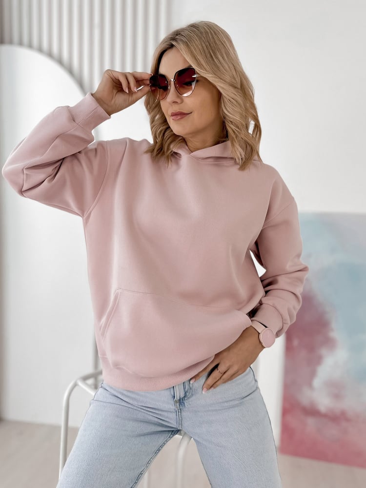 BLUZA AVIGNON PUDROWY RÓŻ