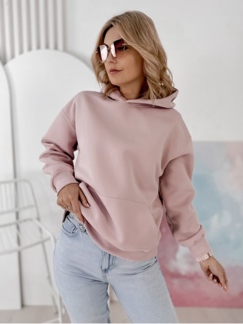 BLUZA AVIGNON PUDROWY RÓŻ