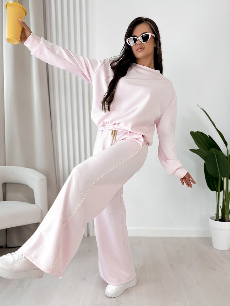 KOMPLET SUTTON PUDROWY RÓŻ