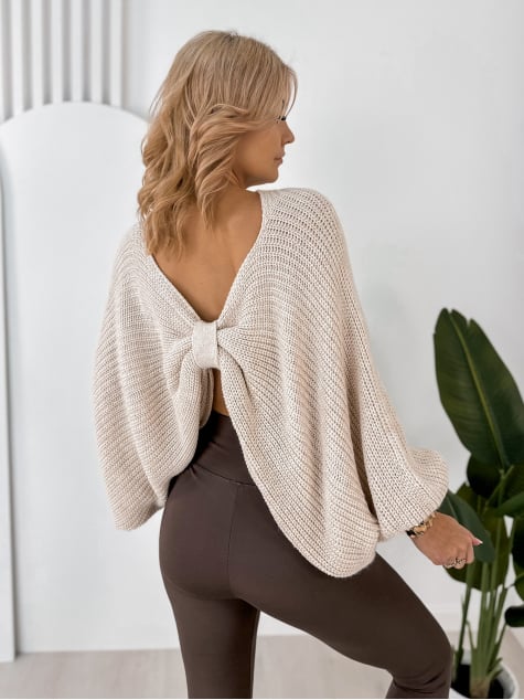 SWETER ASPEN BEŻOWY