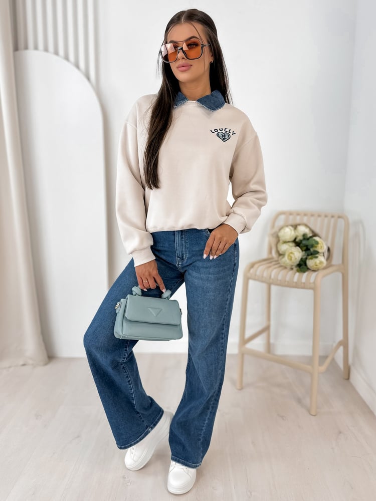BLUZA LOVELLY BEŻOWA