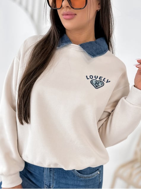 BLUZA LOVELLY BEŻOWA