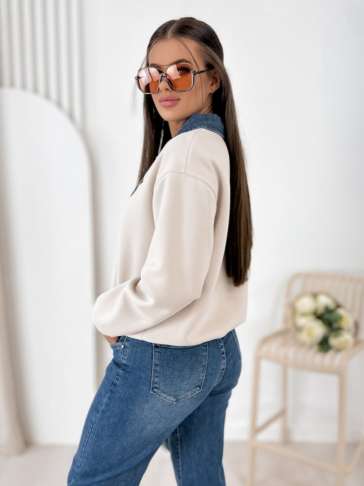 BLUZA LOVELLY BEŻOWA