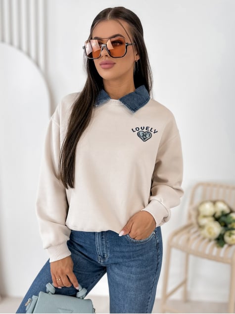 BLUZA LOVELLY BEŻOWA