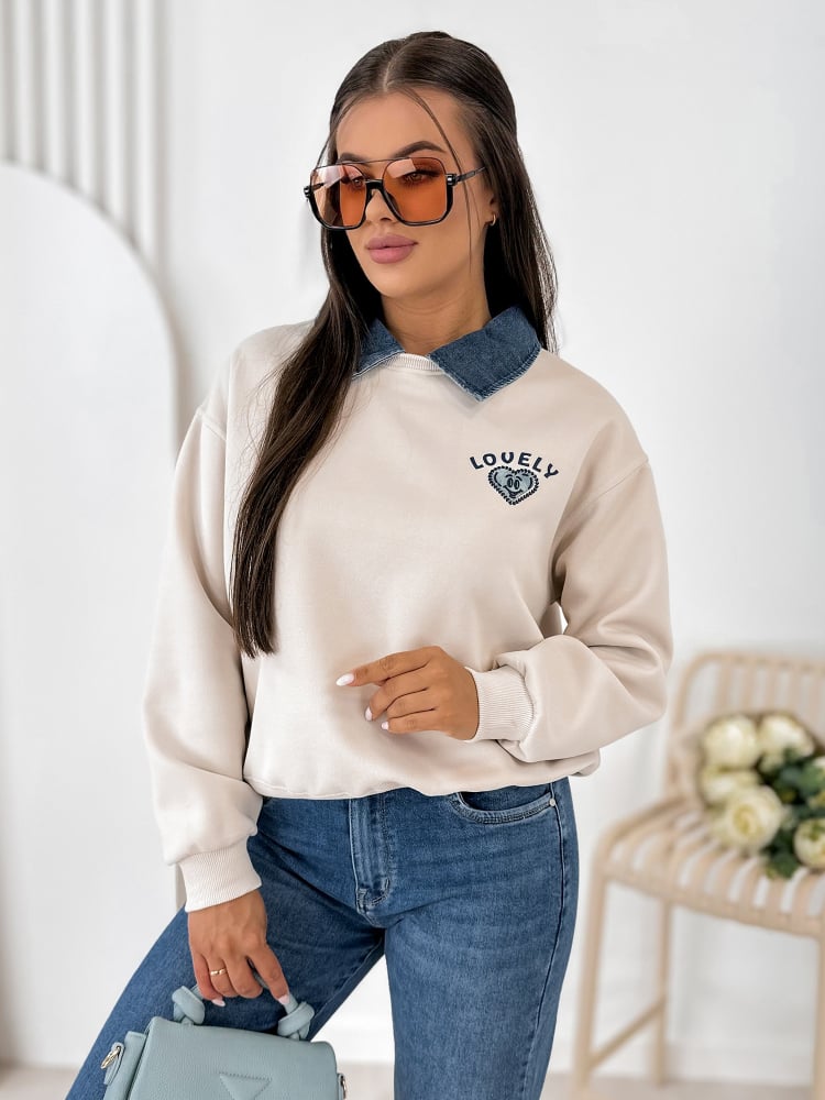 BLUZA LOVELLY BEŻOWA