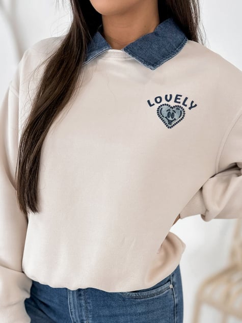 BLUZA LOVELLY BEŻOWA