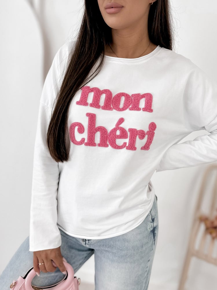 BLUZKA MONCHERI BIAŁA