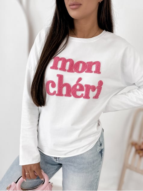 BLUZKA MONCHERI BIAŁA