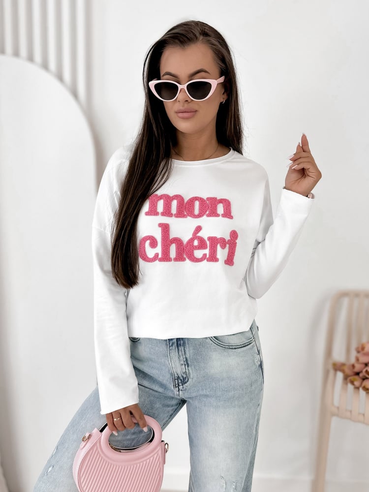 BLUZKA MONCHERI BIAŁA