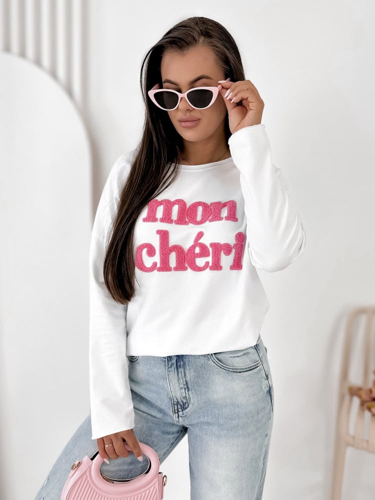 BLUZKA MONCHERI BIAŁA