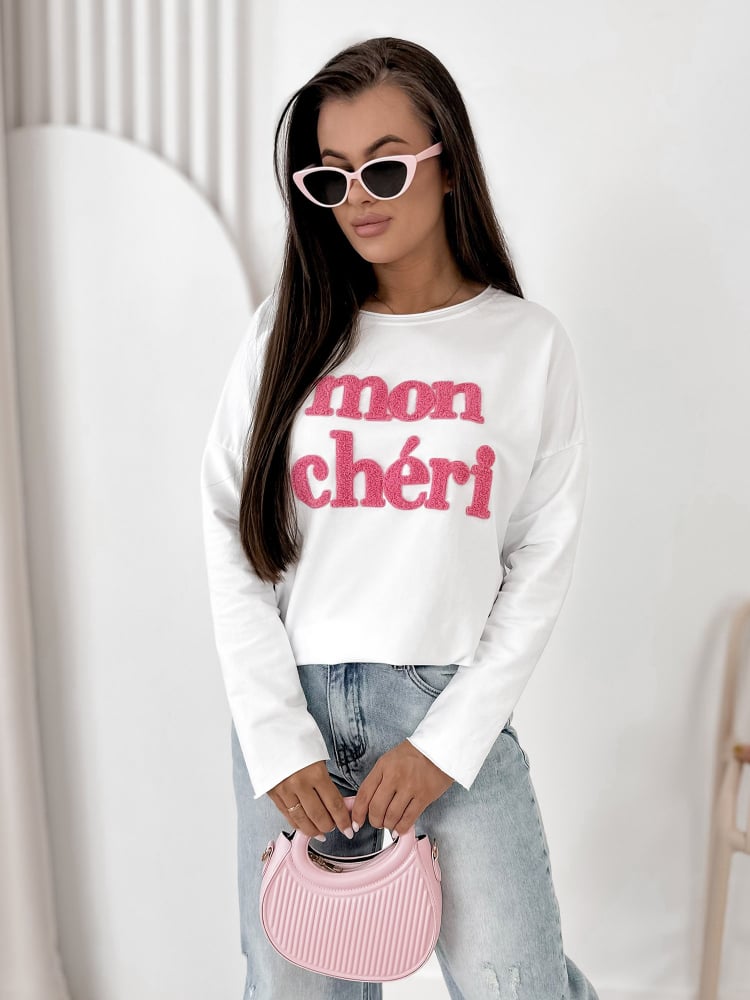 BLUZKA MONCHERI BIAŁA