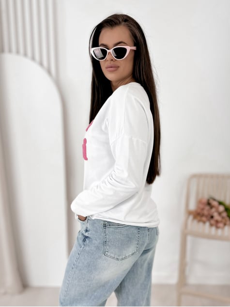 BLUZKA MONCHERI BIAŁA