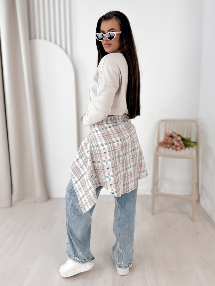 BLUZKA MONCHERI BEŻOWA