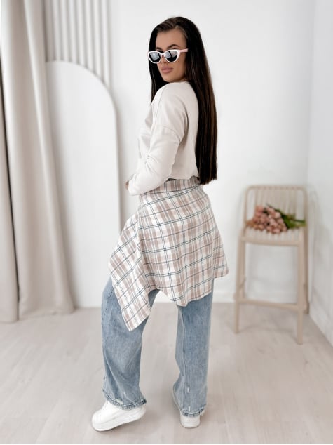 BLUZKA MONCHERI BEŻOWA