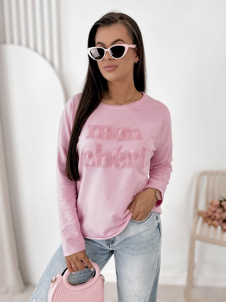 BLUZKA MONCHERI RÓŻOWA