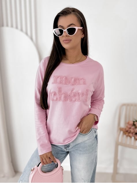 BLUZKA MONCHERI RÓŻOWA