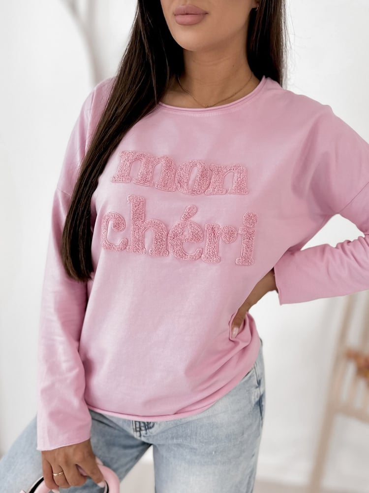 BLUZKA MONCHERI RÓŻOWA