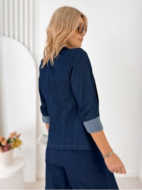 ŻAKIET FONTAINE GRANATOWY