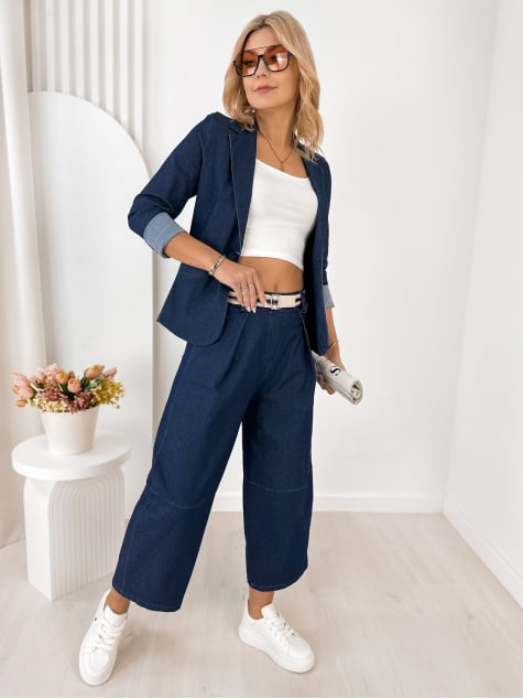 ŻAKIET FONTAINE GRANATOWY