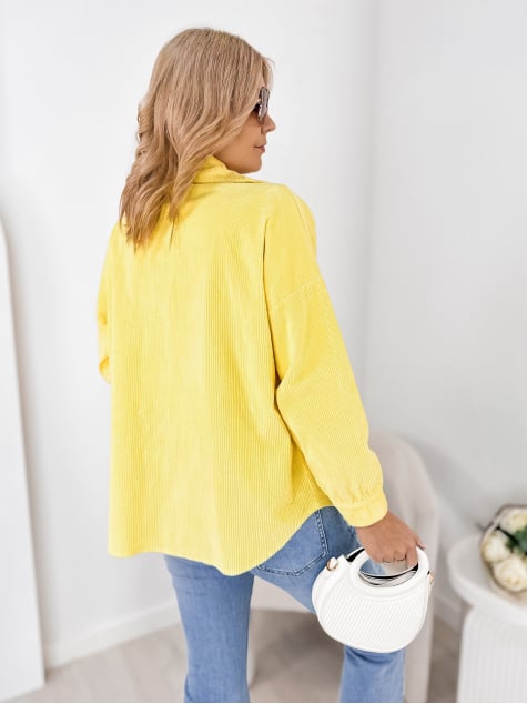 KOSZULA SZTRUKSOWA BOHEME ŻÓŁTA