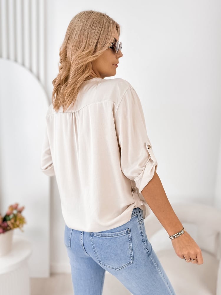 BLUZKA ISETTE BEŻOWA