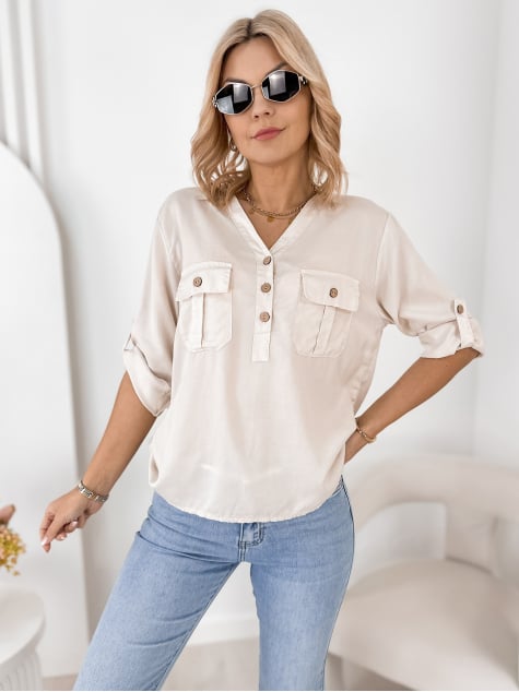 BLUZKA ISETTE BEŻOWA