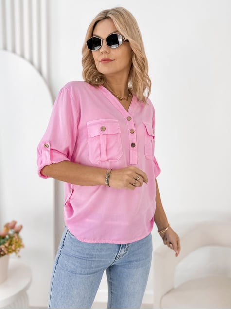 BLUZKA ISETTE PUDROWY RÓŻ