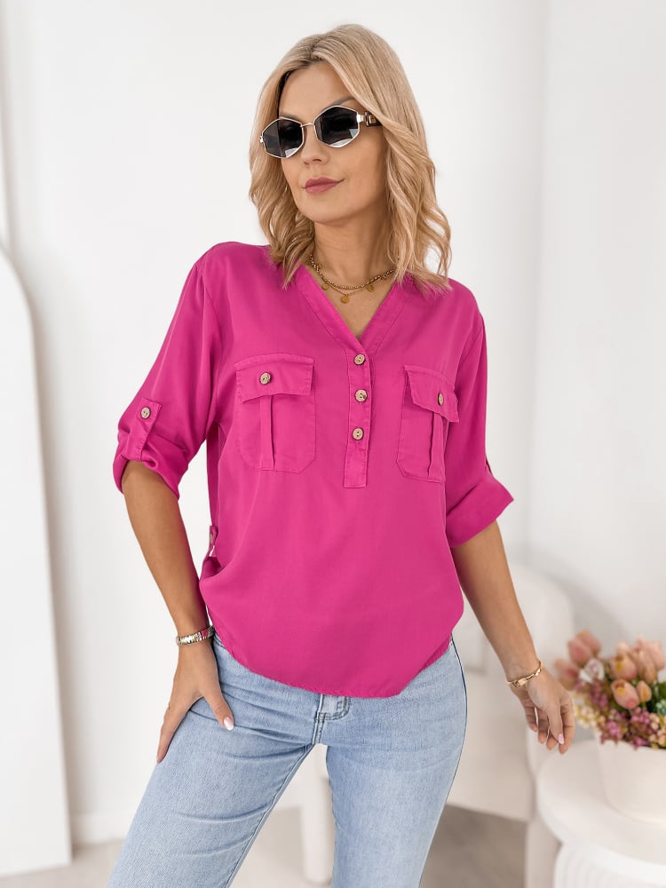 BLUZKA ISETTE RÓŻOWA