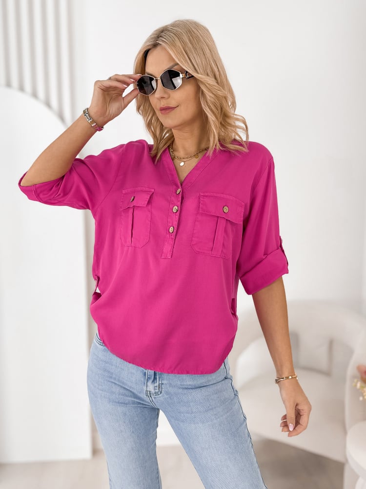 BLUZKA ISETTE RÓŻOWA